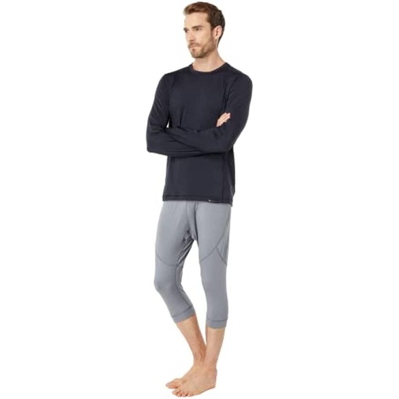 NWT!! Mens Obermeyer Lean Crew Black 2XL Regular Base layer Top - Picture 5 of 11